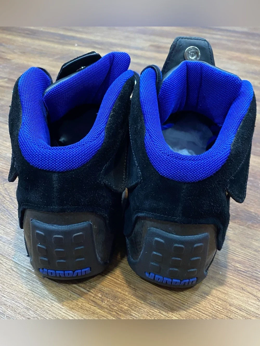 Nike Air Jordan 18 OG 2003 Black Sport Royal Size 10 Rare Vintage Read